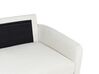 2 Seater Jumbo Cord Sofa with Storage White MARE_918736