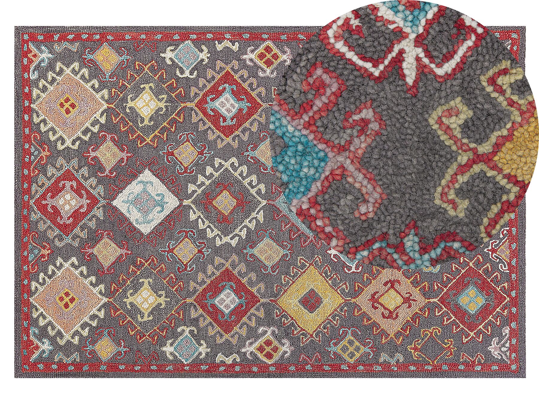 Vlnený koberec 140 x 200 cm viacfarebný FINIKE_830947