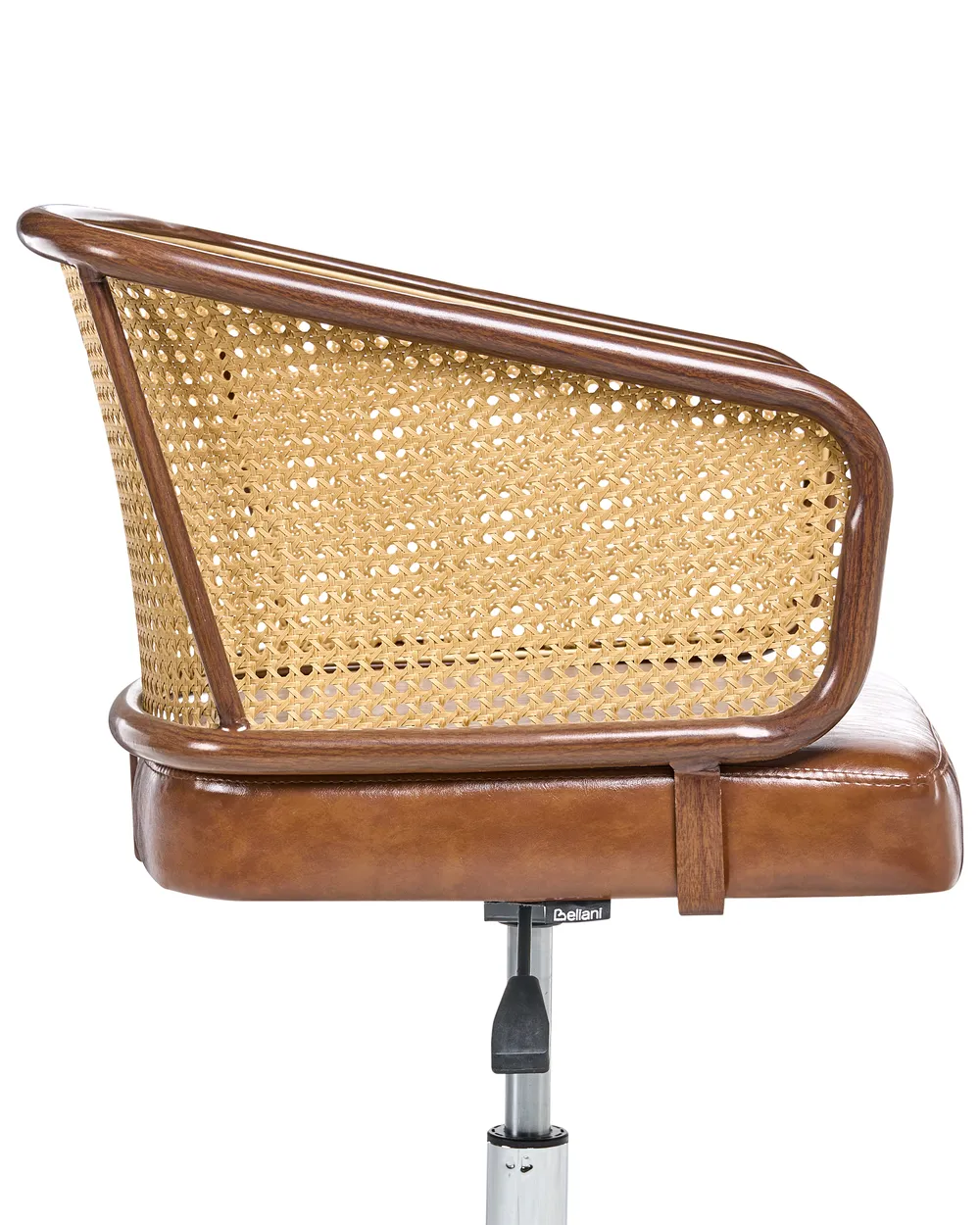 Desk Chair TUCSON Faux Leather Brown_997189