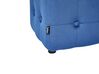 Pouf Samtstoff blau 36 x 36 cm WISCONSIN_926901