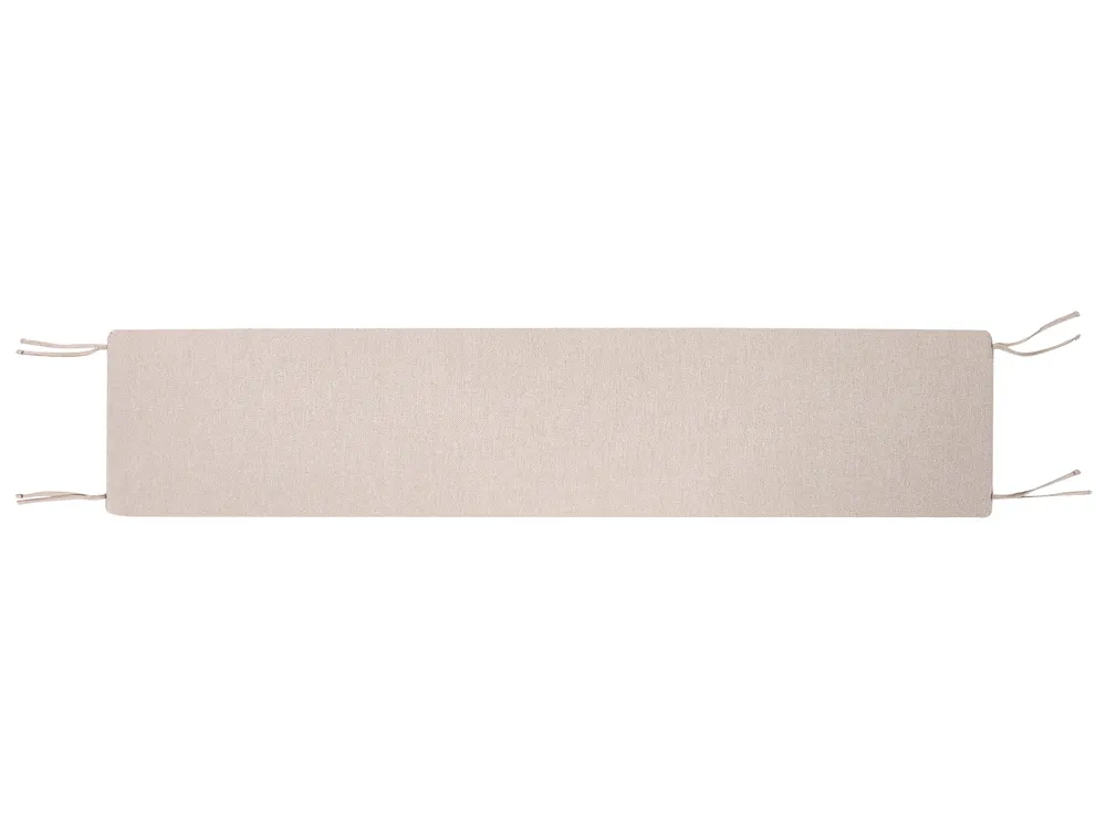Bench Seat Pad Cushion TUSCANIA 157 x 34 cm Beige_1119153