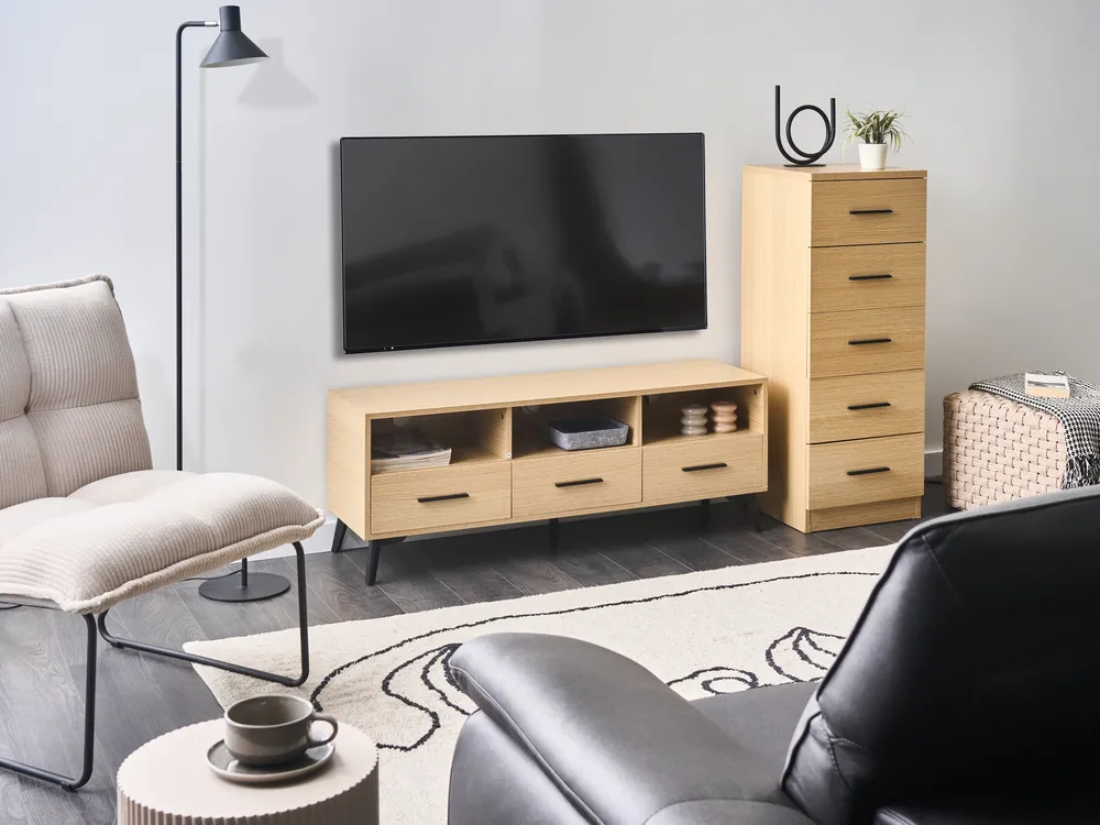 TV Stand KITIMAT Light Brown_1030785