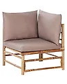 Garden Corner Section CERRETO Bamboo Taupe