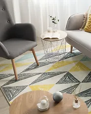 Rug KALEN Grey 140 x 200 cm_1177693