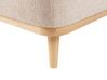 Høyrehånds hjørnesofa chenille Beige SIMOS_927944