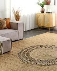 Rug BOGAZOREN Beige 160 x 230 cm Jute_885161