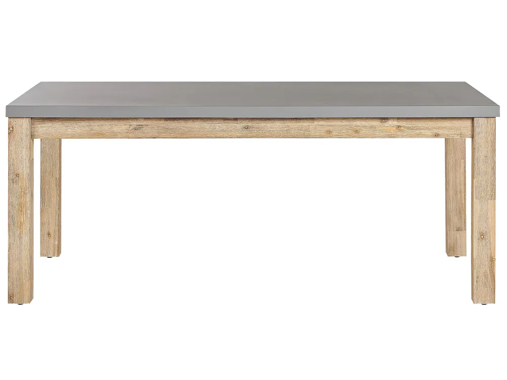 Garden Dining Table OSTUNI 180 cm 90 cm Concrete Grey_804656
