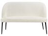 2 Seater Boucle Kitchen Sofa White OSBY_929175