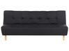 Fabric Sofa Bed Black ALSTEN_922043