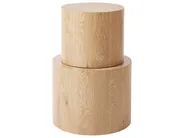 Set di 2 tavolini da caffè MANTI Marrone chiaro_961813
