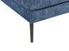 Right Hand Fabric Corner Sofa Blue FLAM_934597