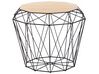 Wire Frame Side Table Black ELIDA_716009