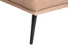 Chaise longue bouclé lichtbruin rechtszijdig ARTHEZE_930180