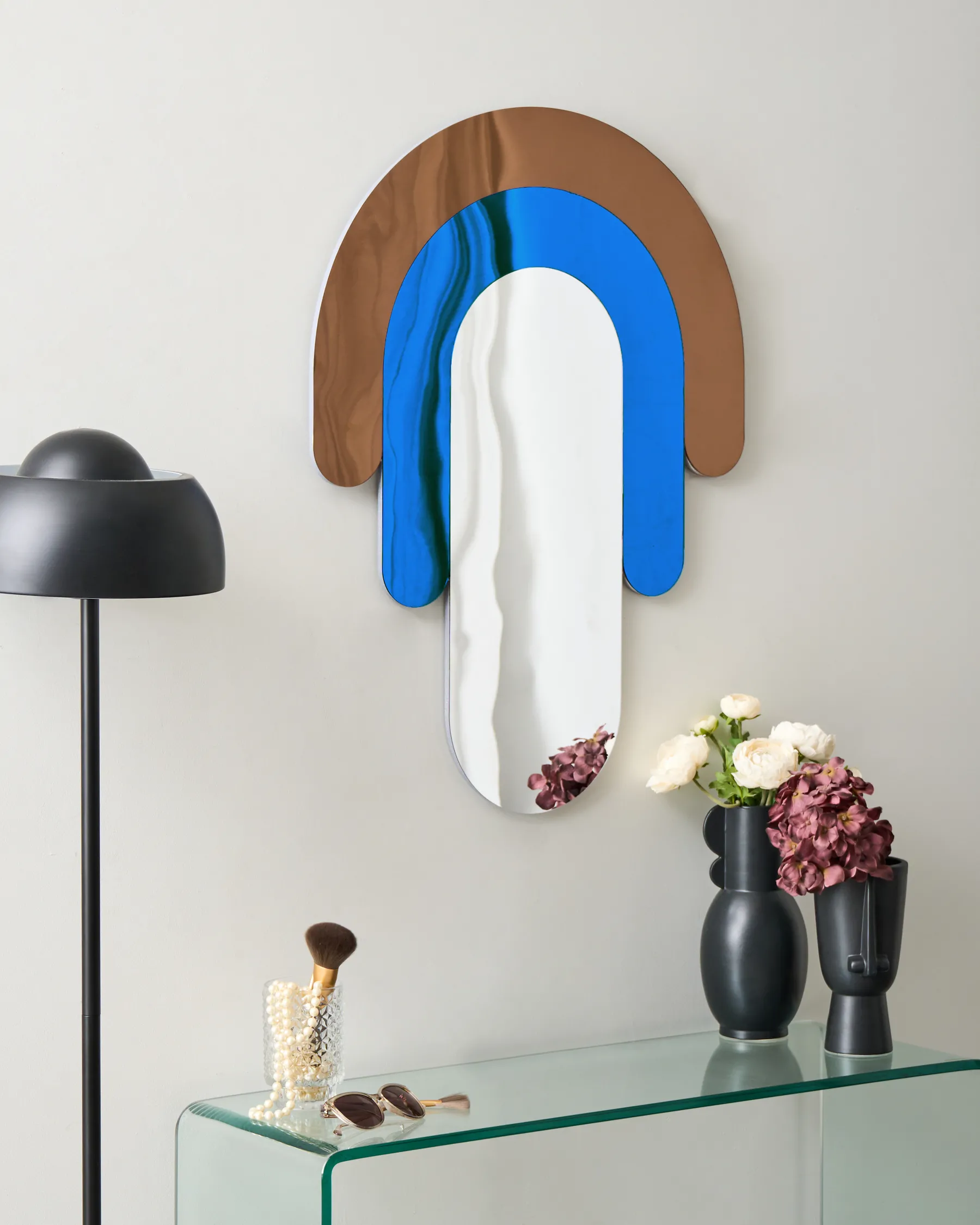 Wall Mirror MESPAUL 60 cm 80 cm Multicolour_1003153