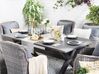 Trädgårdsmöbelset av bord och 6 stolar grå CASCAIS _739923