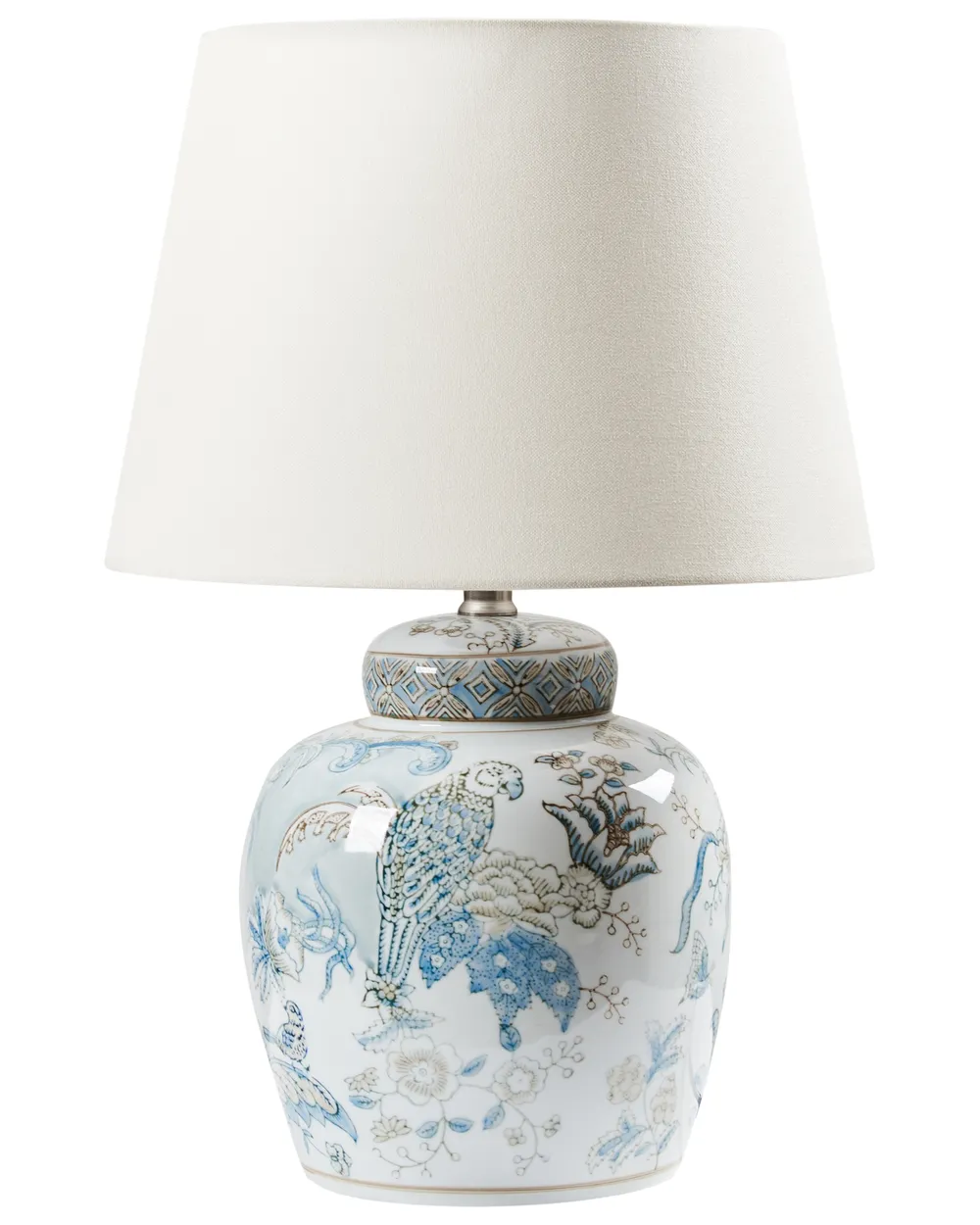 Lampa stołowa JAMAPA Porcelana Biały/ niebieski