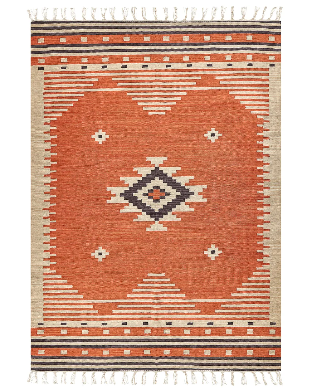 Dywan bawełniany kilim wielokolorowy GAVAR Różne rozmiary