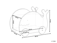 Scatola porta giochi con ruote WOOLI 30 cm Blu_1027864