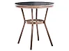 Mesa de balcón RIFREDDO 70 cm 70 cm Vidrio templado Gris
