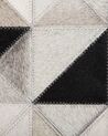 Vloerkleed patchwork grijs/zwart ⌀ 140 cm KIRKLAR_742816