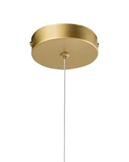 Bidar hanglamp, 15 cm, mat wit, metaal
