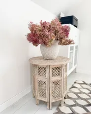 Side Table SANTRA Mango Wood Light Brown_1051630