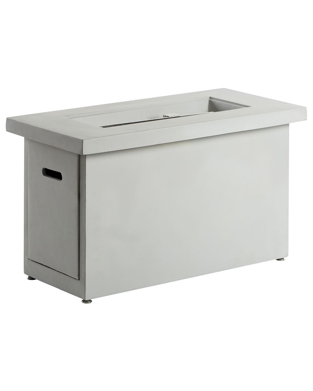 Gas Fire Pit AMBRIM Concrete Light Grey