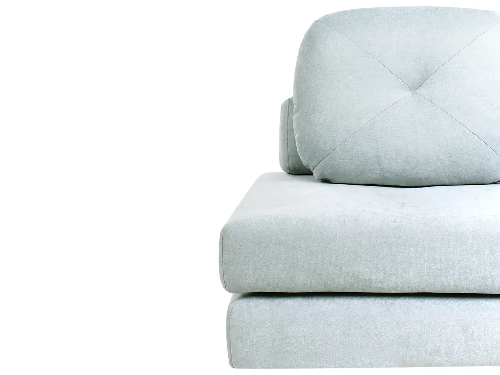 Single Sofa Bed OLDEN Chenille Light Blue_980885