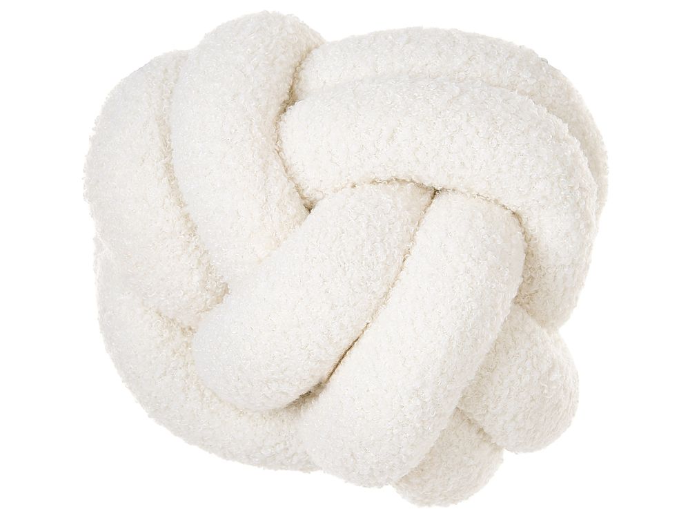 Díszpárna MALNI 19 x 19 cm Buklé Törtfehér Egyszínű