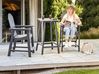 Garden Bar Table 59 x 59 cm Dark Grey ADIRONDACK_938509