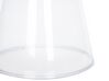 Lot de 2 tables d'appoint en verre transparent LAGUNA/CALDERA_883291