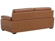 Sofa 3 Seater HORTEN Leather Golden Brown_720696