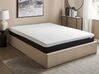 Közepes keménységű gélhab matrac levehető huzattal 160 x 200 cm SPONGY_913840