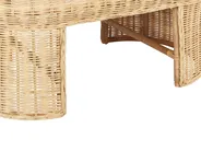 Stolik kawowy ogrodowy LIVADEIA 60 cm 96 cm Rattan Naturalny_920153