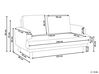 2-Sitzer Sofa Bouclé Weiss TUVE_927358