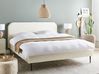Bed Corduroy FLAYAT 180 x 200 cm (EU Super King) Off-White