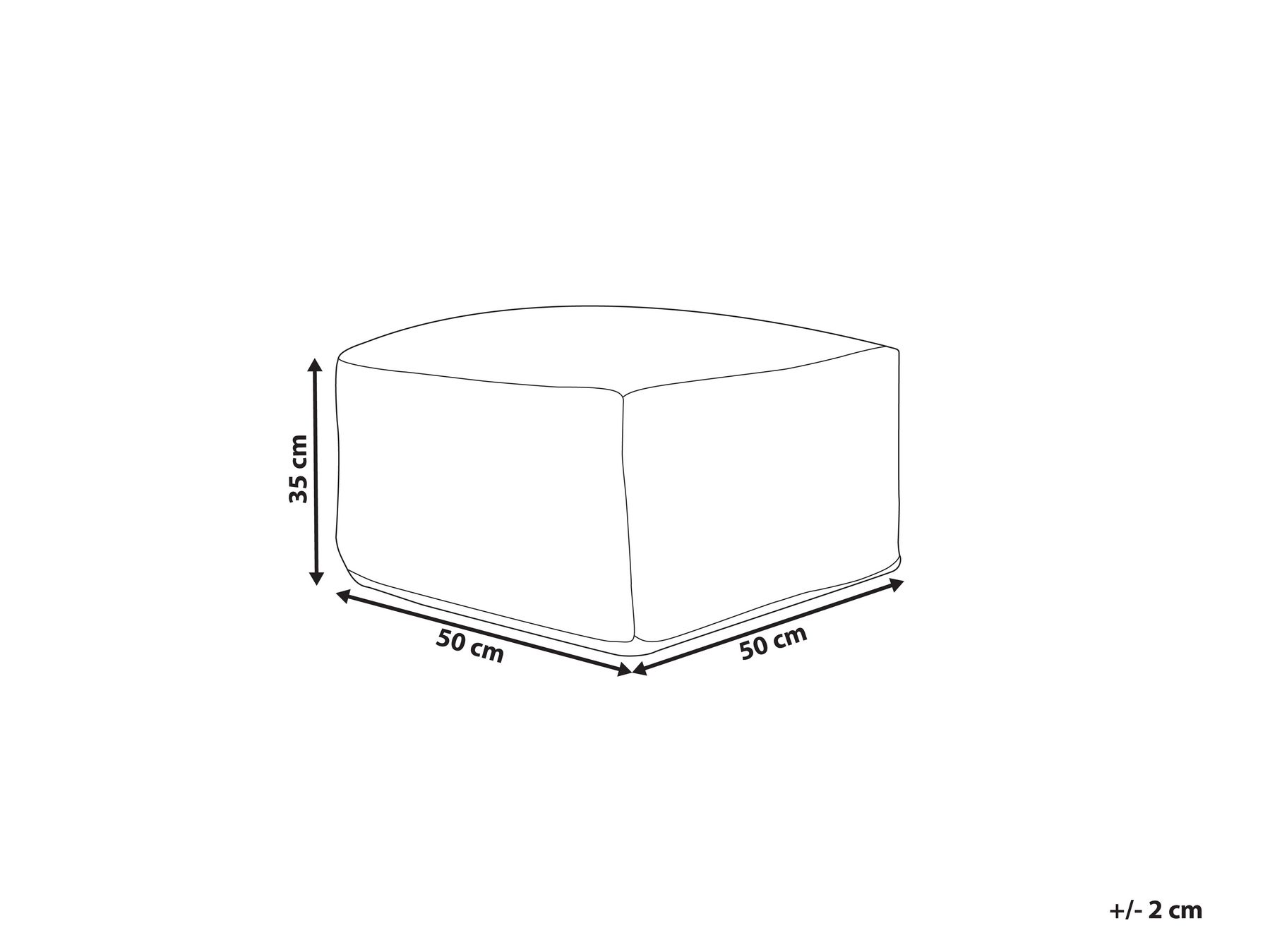 Pouffe VISHVI Cotton Blue_853916