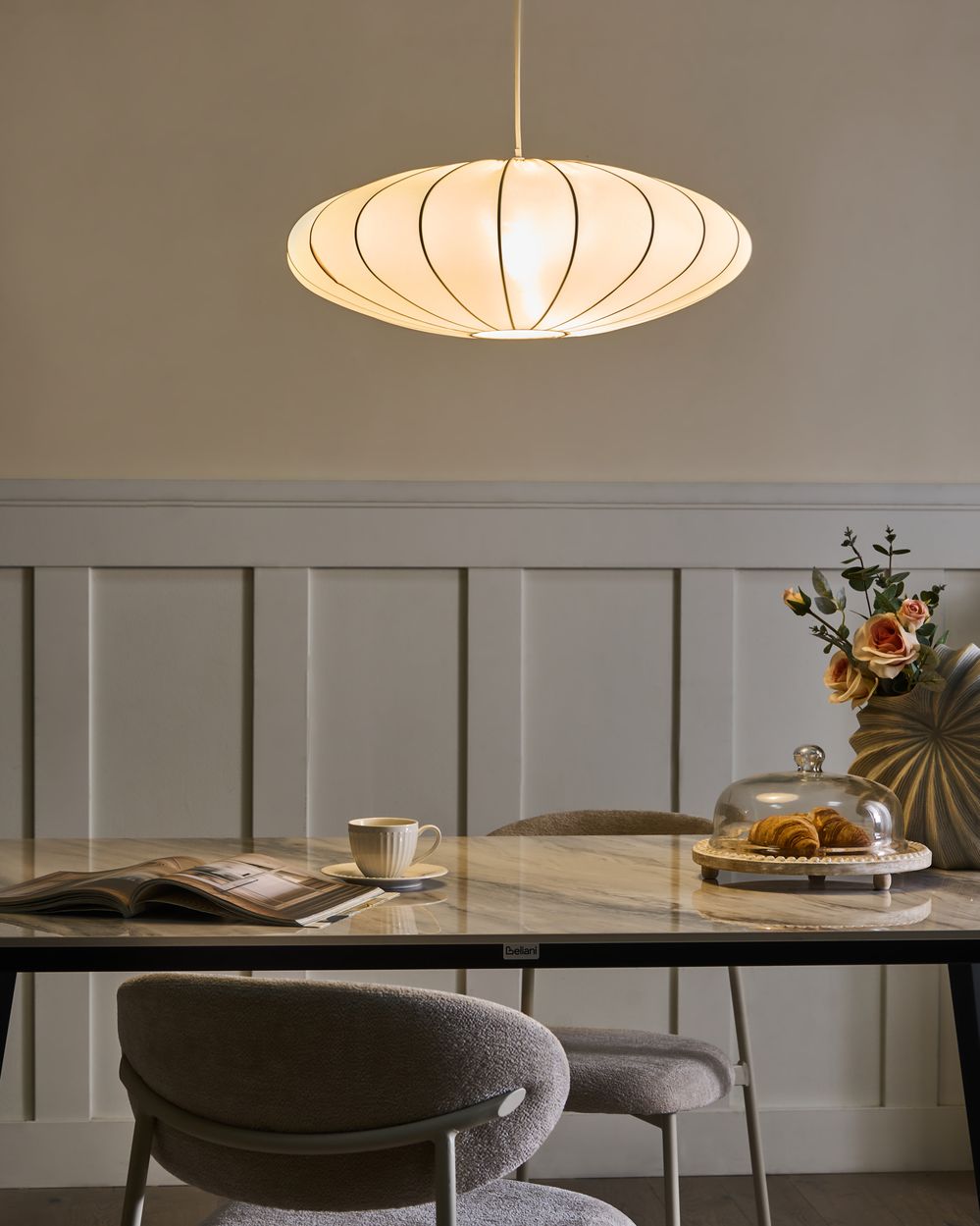 Lampa wisząca GUACARA Złamana biel