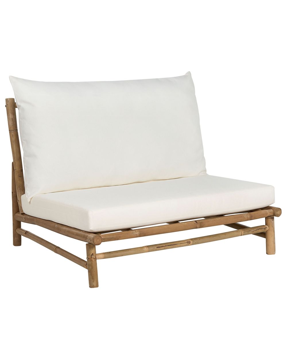 Chaise de jardin TODI Bambou Blanc cassé