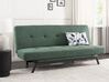 Zöld kárpitozott kanapéágy LEEDS_923310