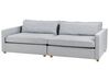 3 Seater Fabric Sofa Grey VINSTRA_929417