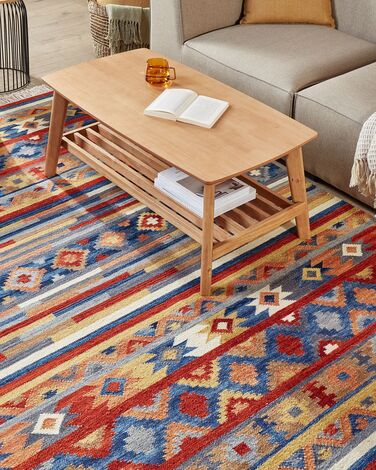 Wool Kilim Area Rug 160 x 230 cm Multicolour NORAKERT