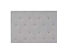 Ottoman Bed AMIENS Fabric Light Grey 160 x 200 cm (EU King Size)_976207