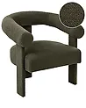 Armchair ILBRO Boucle Dark Green