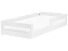 Kids Bed Pine Wood PRIMELLES 90 x 200 cm (EU Single) White