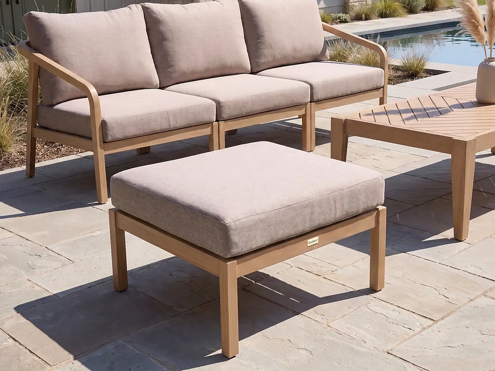 Ottoman RIVELLO Light Brown
