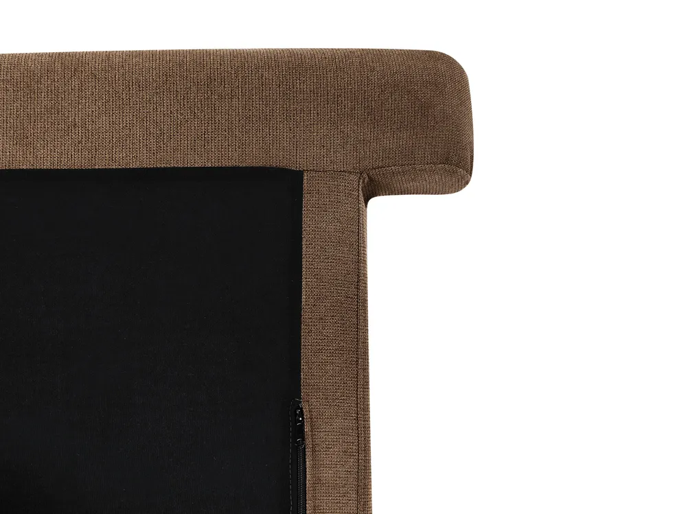 Right-Hand Chaise Longue SIEVOZ Fabric Brown_978709