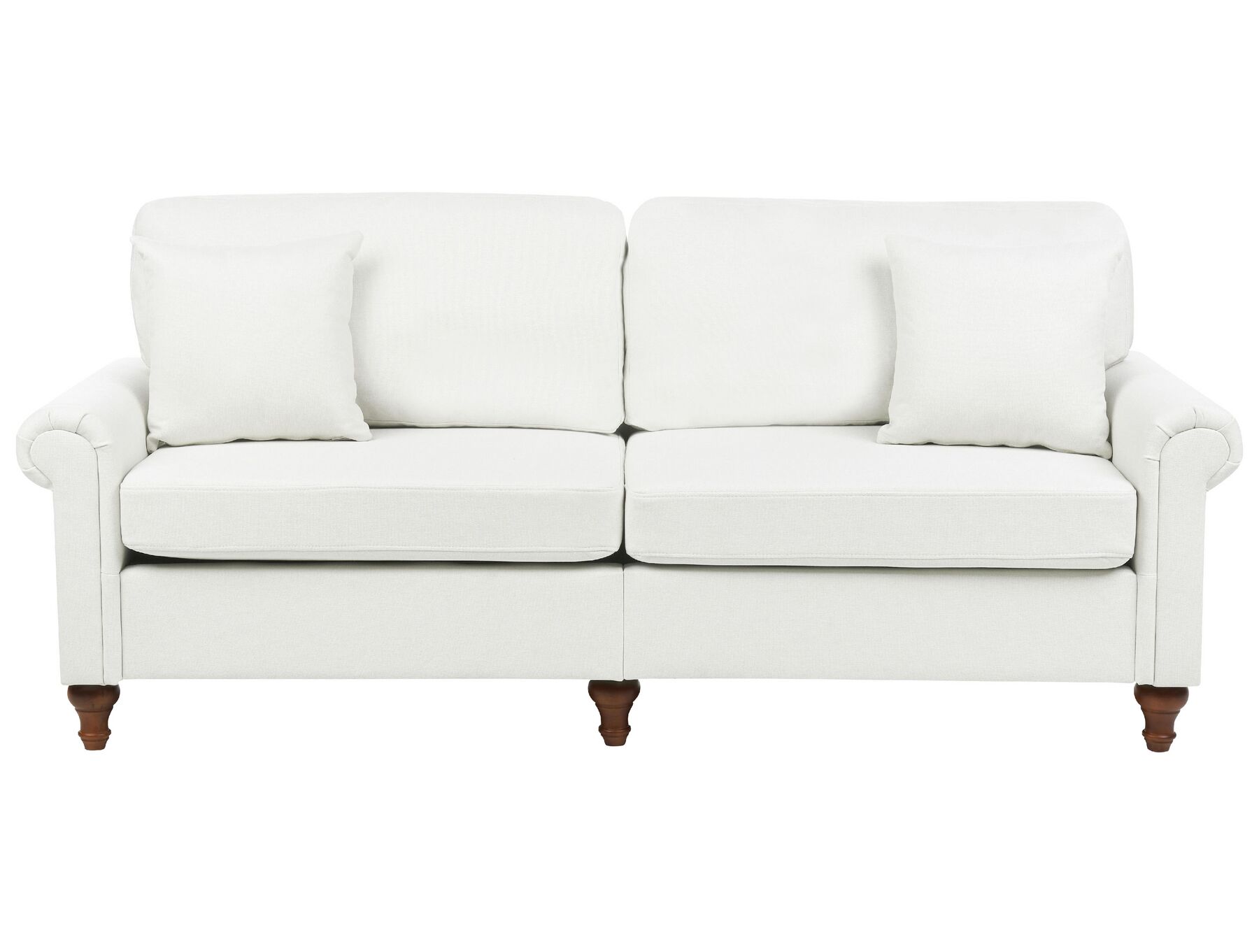 3-istuttava sohva kangas luonnonvalkoinen GINNERUP_894727