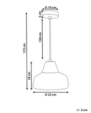 Pendant Lamp TALPARO Glass Gold_851443