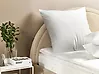 Bed Pillow ERRIGAL High 80 x 80 cm Microfibre White